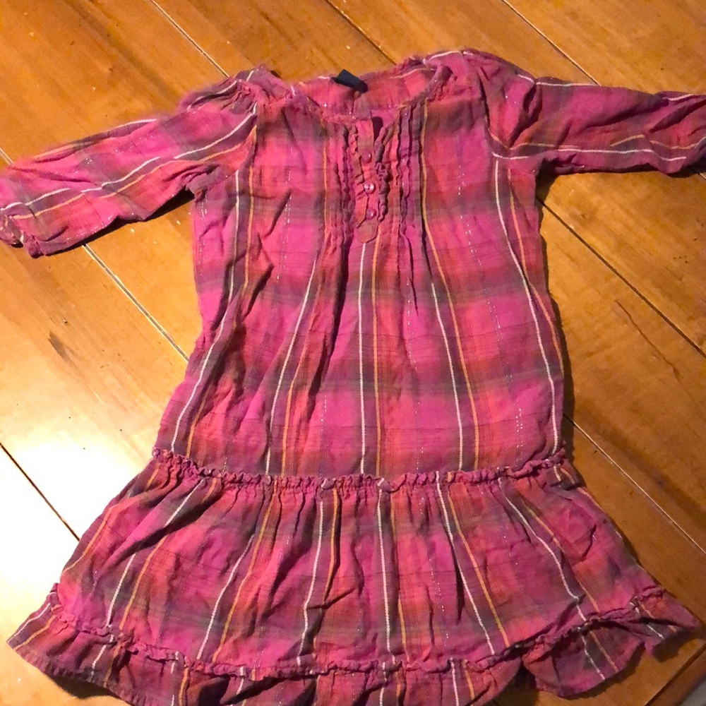 Pink Plaid Dress